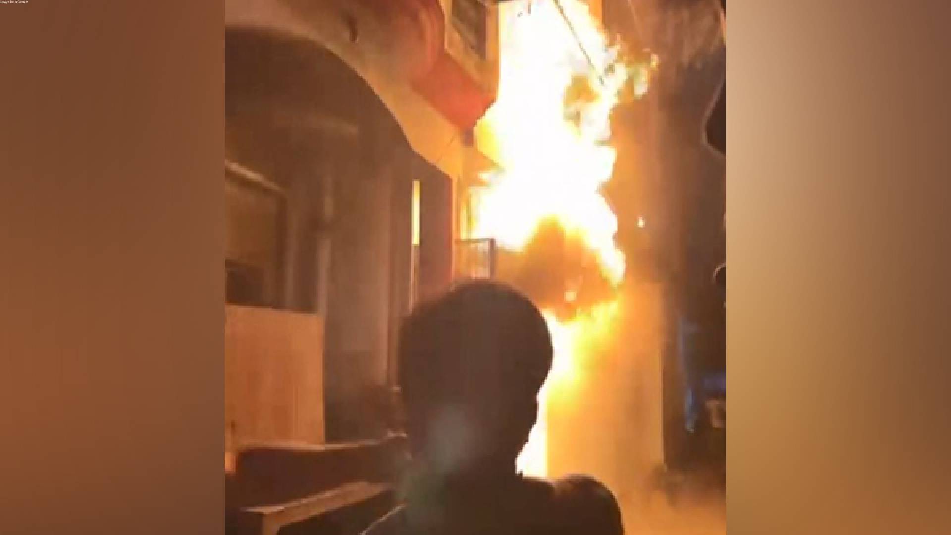 Fire breaks out in a house in Uttar Pradesh's Raebareli, five people injured